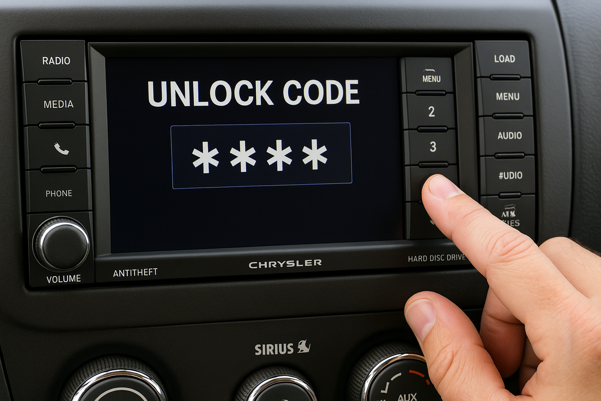 Radio code Chrysler