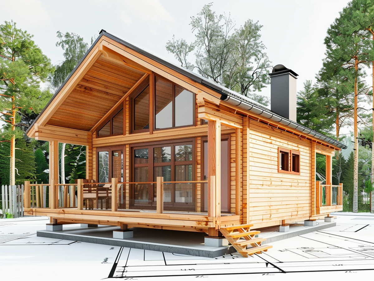 Строим дома под ключ каркасно-щитовые в Волжском