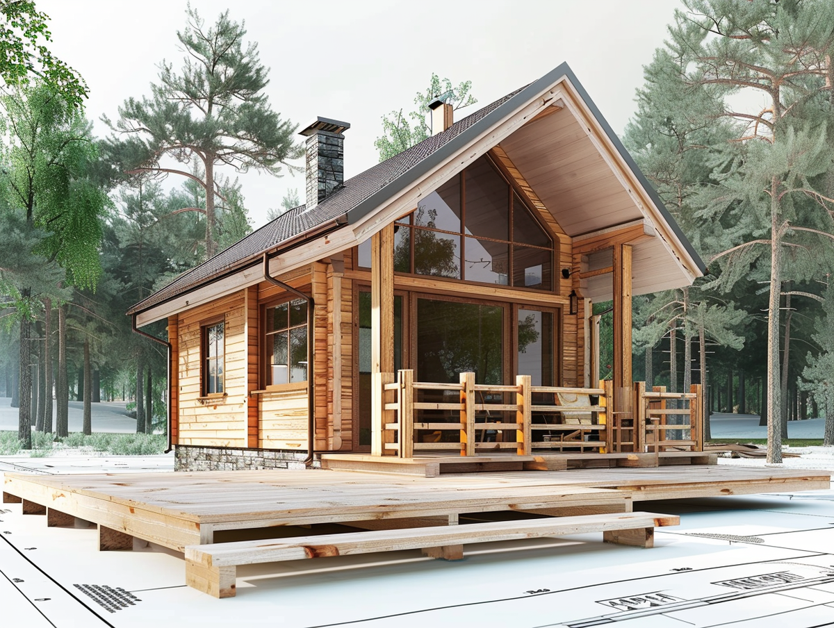 Ставим за 7 дней дома под ключ с мансардой в Волжском