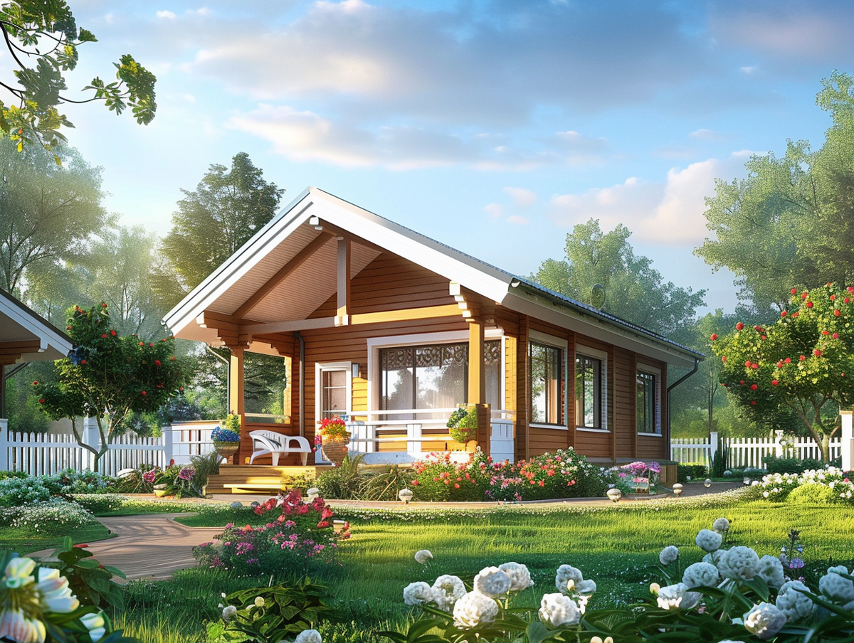 Дома под ключ из каркасных щитов в Волжском