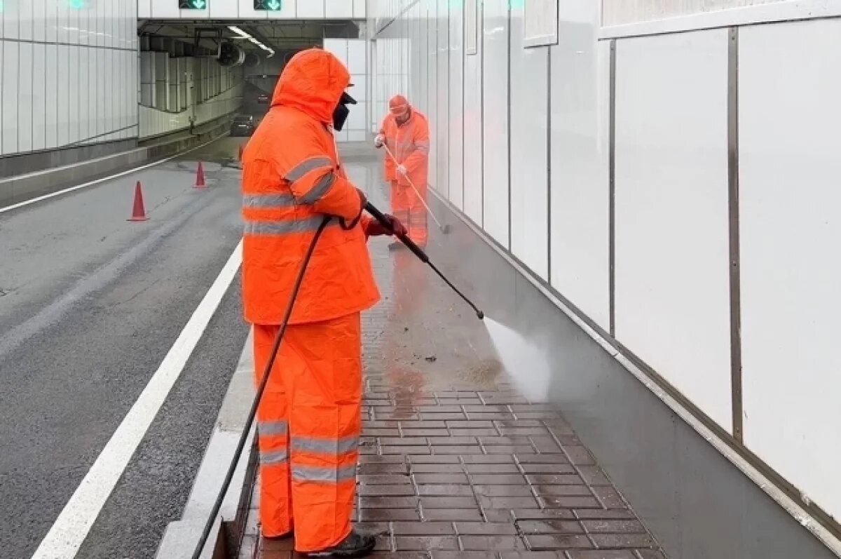    В Москве началась промывка Новокутузовского тоннельного комплекса