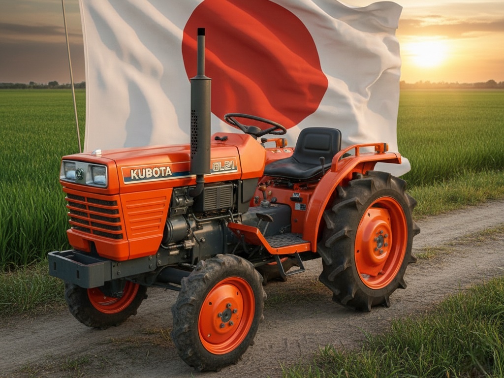 Б/У Японский минитрактор Kubota
