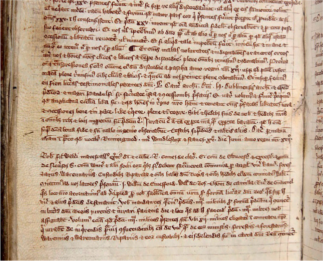 Это письмо было обнаружено учеными в рукописи, хранящейся в библиотеке Ламбетского дворца. Это последний абзац текста. 