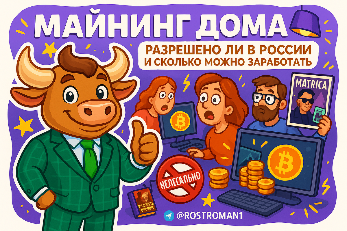    Майнинг дома в России: сколько реально заработать и почему 9 из 10 теряют деньги РоСТ | Роман о Системном Трейдинге