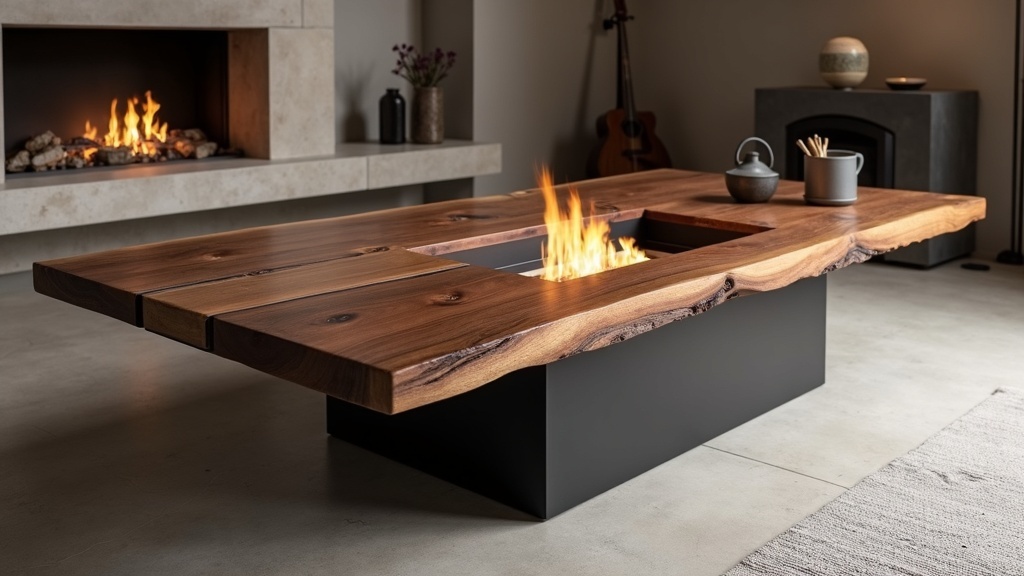    Ищете решение для уюта в интерьере? Кофейный столик с биокамином – это стиль лофт, теплота живого пламени и элегантный дизайн. admin