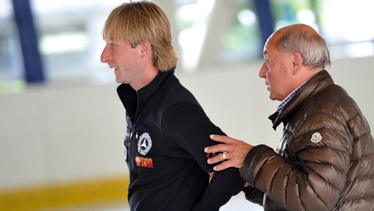   Юрий Белинский / ТАСС- Евгений Плющенко и Алексей Мишин