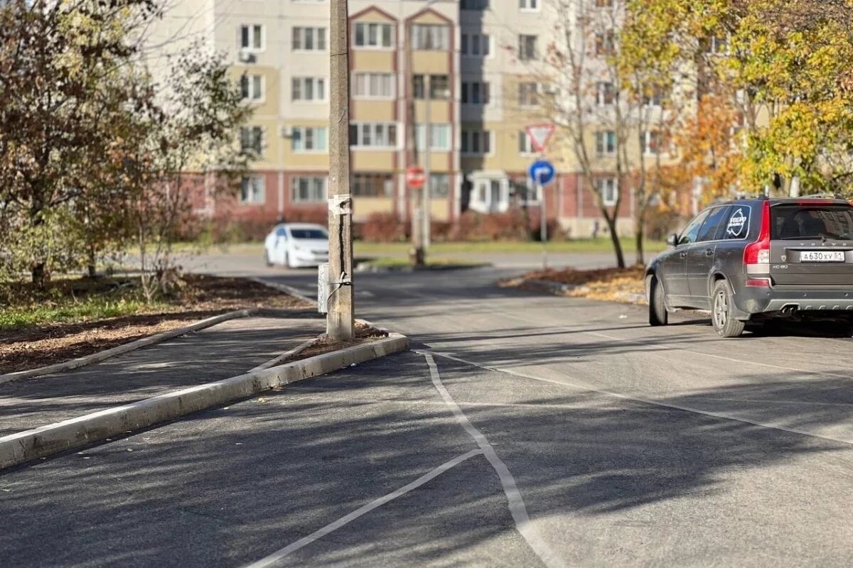    Еще один междворовой проезд отремонтировали в Пскове