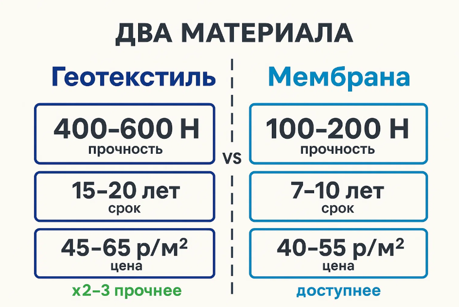 Прочность на разрыв - главное преимущество.