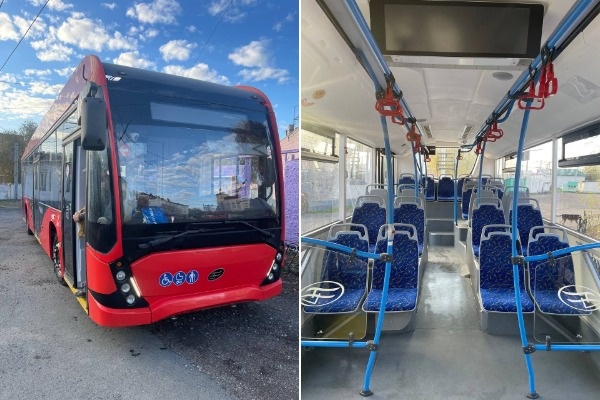    В Оренбург прибыл троллейбус «Авангард» на 30 посадочных мест. Он будет работать месяц в тестовом режиме