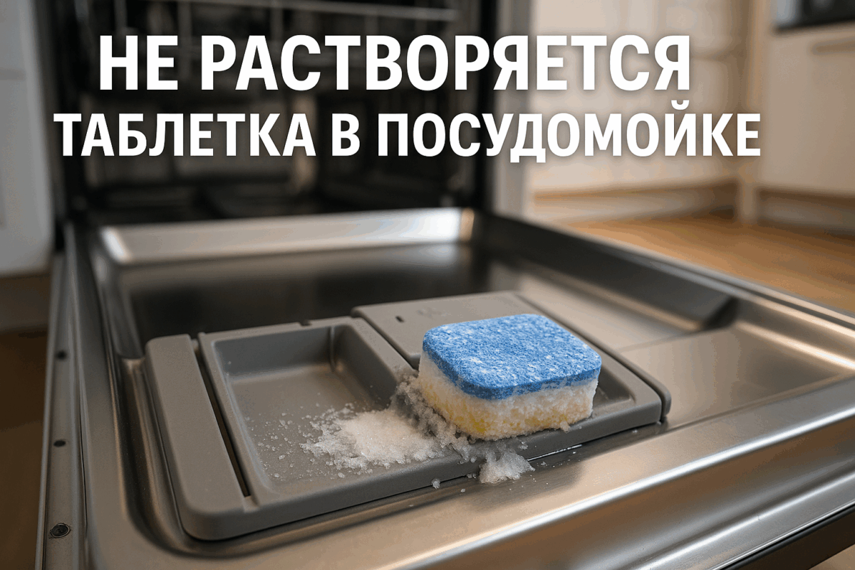    Не растворяется таблетка в посудомойке — что делать Михаил Юрьевич