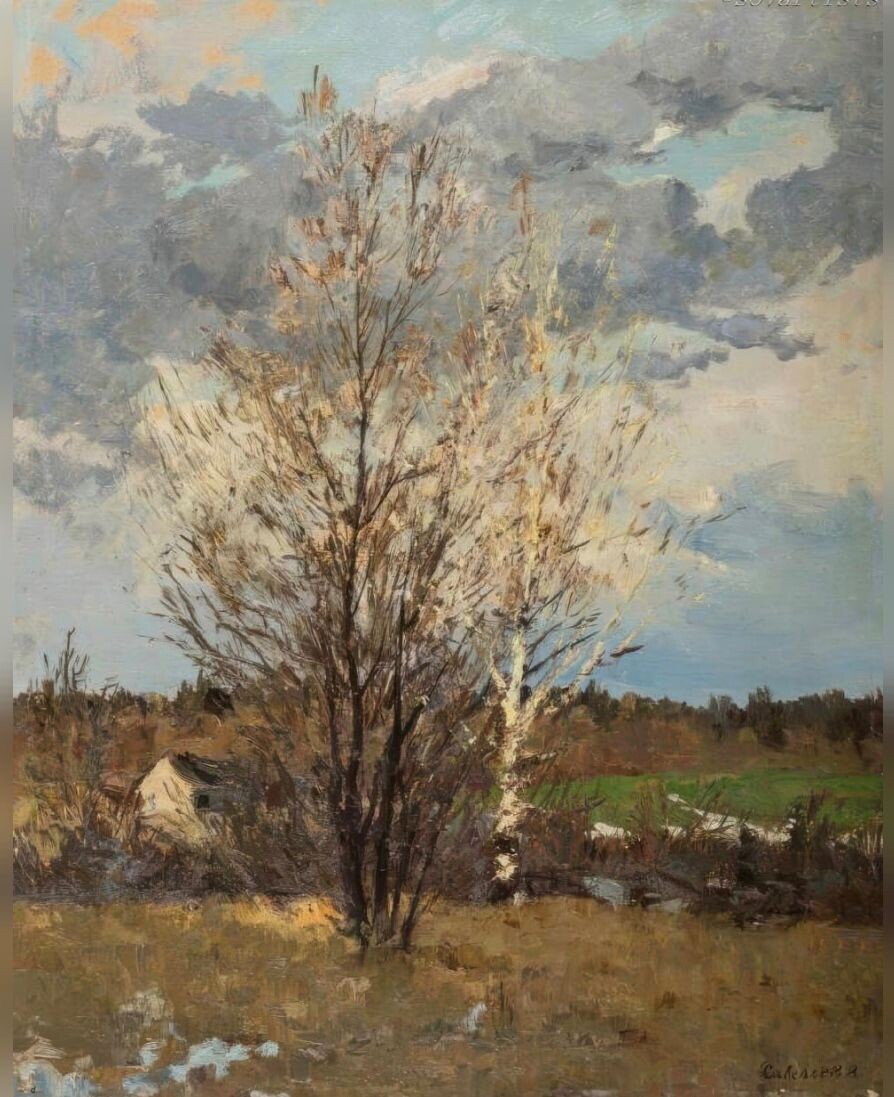 Василий Савельев. «Поздняя осень». 1956