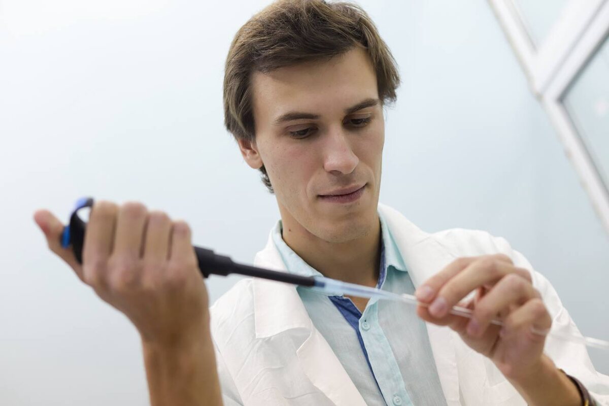 Подготовка ЯМР-ампул с исследуемой аминокислотой для эксперимента