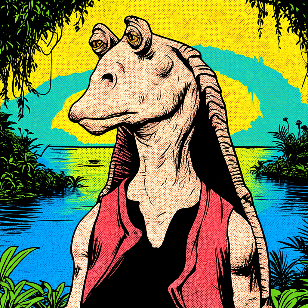 Джа-Джа Бинкс на Набу