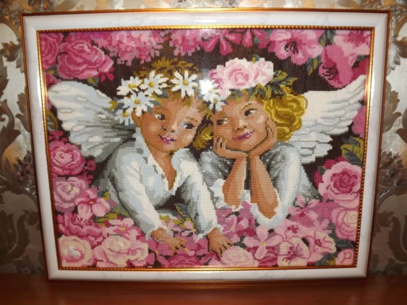 Моя работа. Вышивка крестиком.