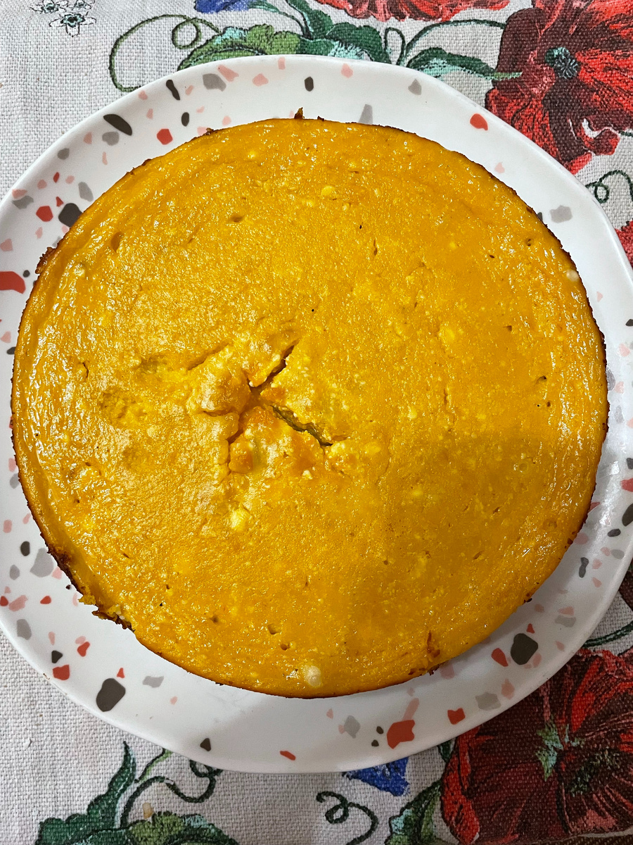 Готовый тыквенный пирог