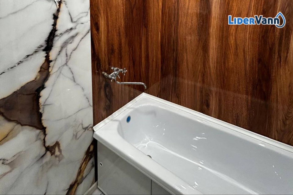 Ремонт ванной, ПВХ-панели