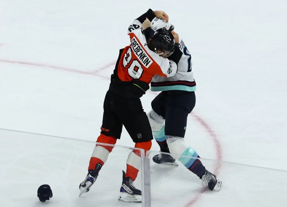     В Филадельфии об уверенной игре Гребенкина: мощь, характер и заметное влияние при скромном времени