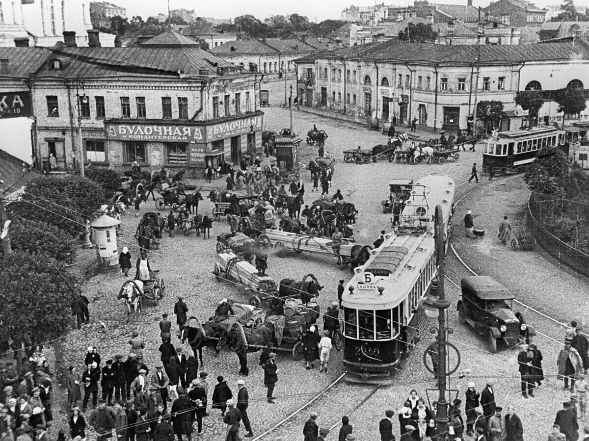    Калужская площадь в Москве, 1929 год© РИА Новости