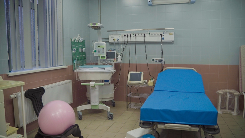   Родильный зал с функциональной кроватью Фото: Александр Скрыпник / / ИА «Победа26»