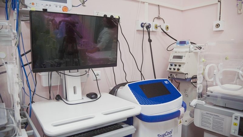    Монитор для контроля жизненных функций и стойка оксида азота Фото: Александр Скрыпник / / ИА «Победа26»