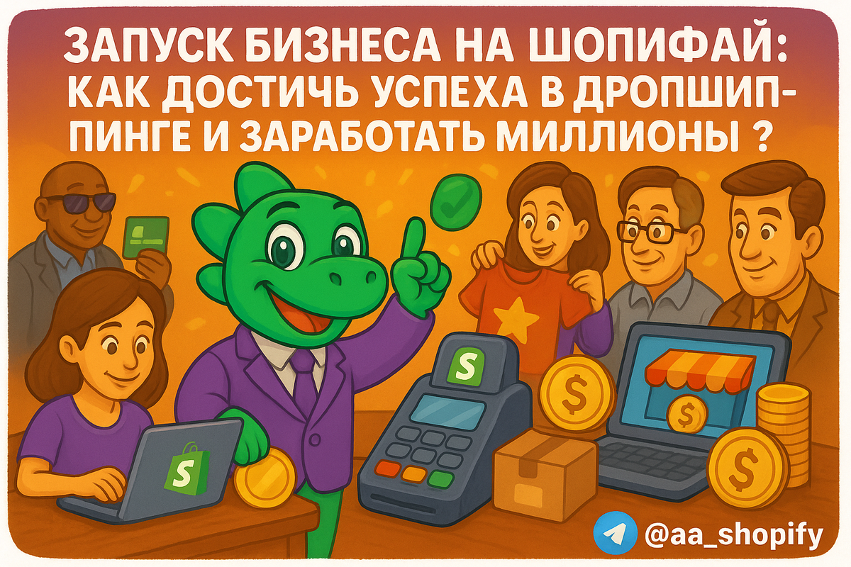    Запуск бизнеса на Шопифай без вложений: как достичь успеха в дропшиппинге и заработать миллионы? aa_ecom