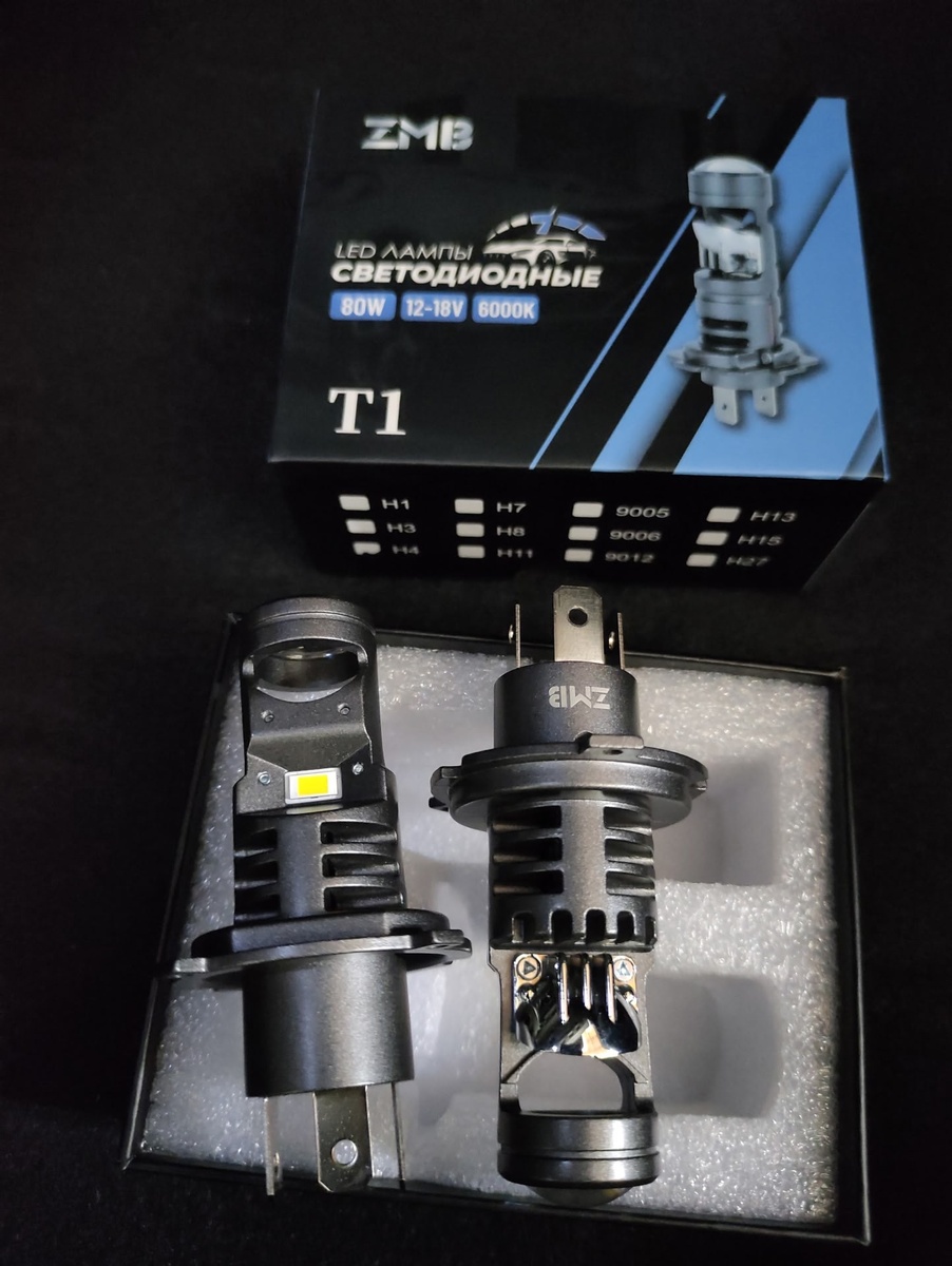 Мини линзы для установки в рефлекторные фары автомобиля