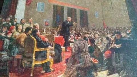 Выступление В. И. Ленина на III съезде Комсомола. Из картинок Яндекса