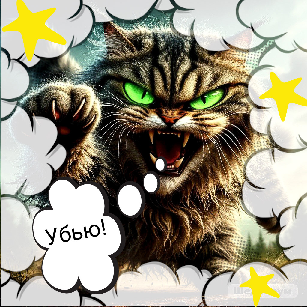 Картинка автора, кошка тоже.