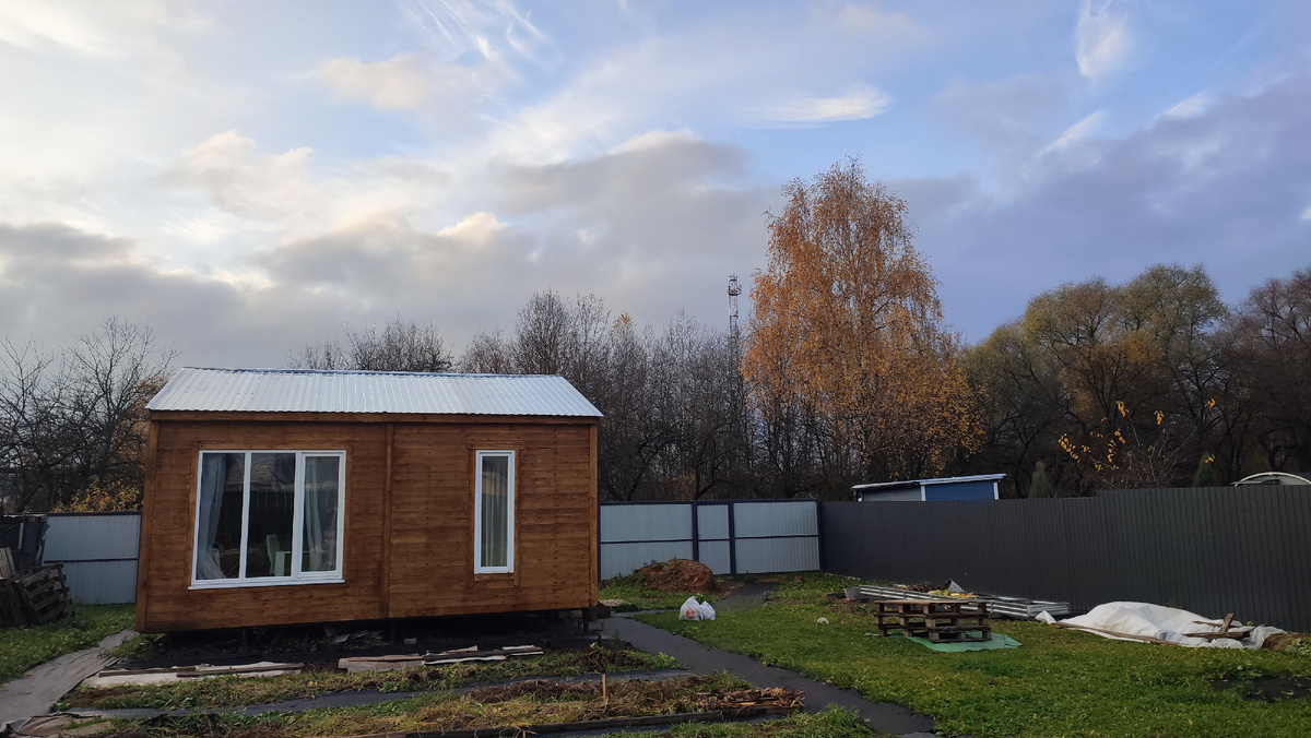 Сегодня после обеда даже тучки разбежались. Природа дала мне сделать дела