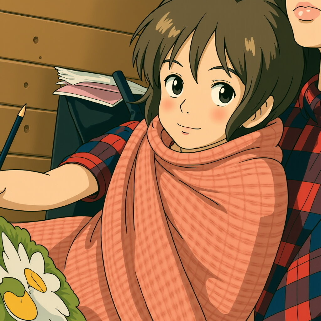 Некоторые занятия Софии проходят со скручиванием чтобы не мешали "гуляющие" руки и ноги и можно было сконцентрироваться на предмете.