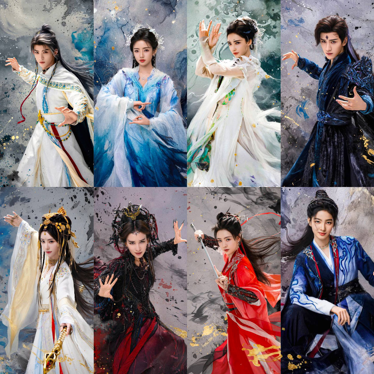 Постеры к уся-дораме « Меч и Возлюбленная»