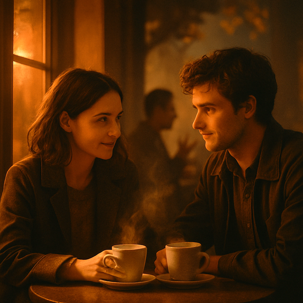 они ловят взгляд друг друга — и снова начинают врать.