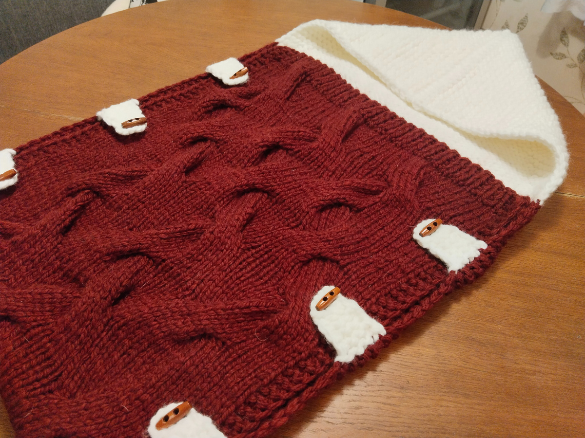 Конверт вязаный. 