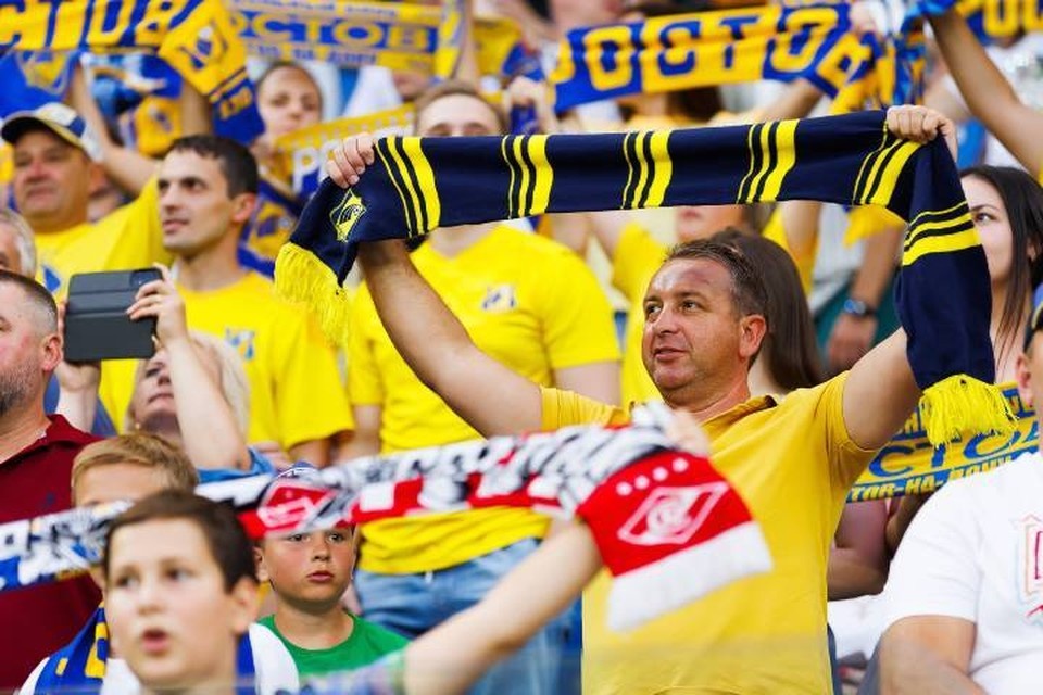    Первый тайм там оказался удачным для ФК «Ростов». Фото: пресс-служба ФК "Ростов".