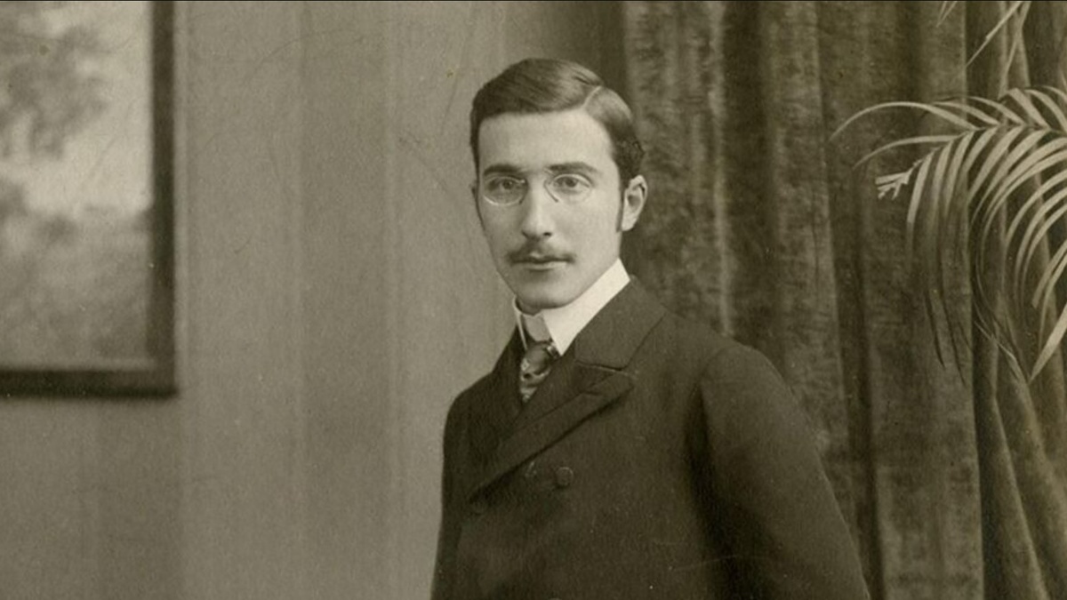 Стефан Цвейг в молодые годы.