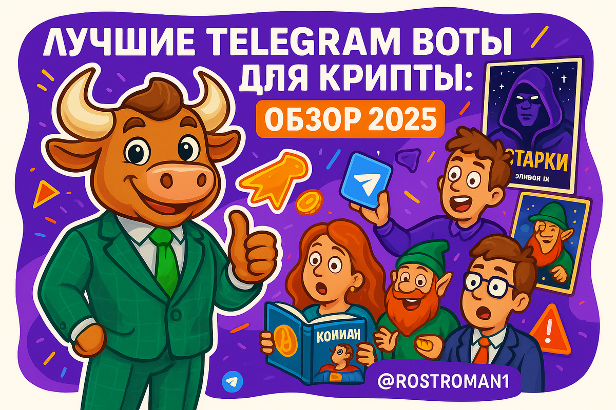    Лучшие Telegram боты для крипты 2025: 7 скрытых ловушек, которые обрушат ваш депозит РоСТ | Роман о Системном Трейдинге
