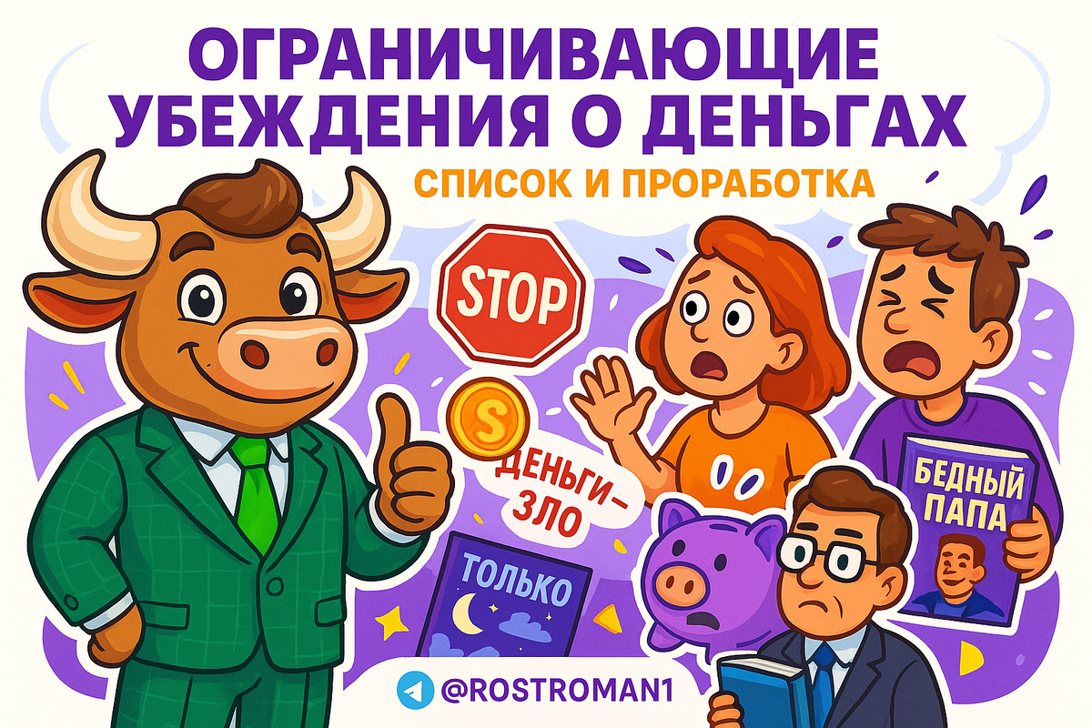    Ограничивающие убеждения о деньгах: 7 скрытых ловушек, которые крадут ваш доход РоСТ | Роман о Системном Трейдинге