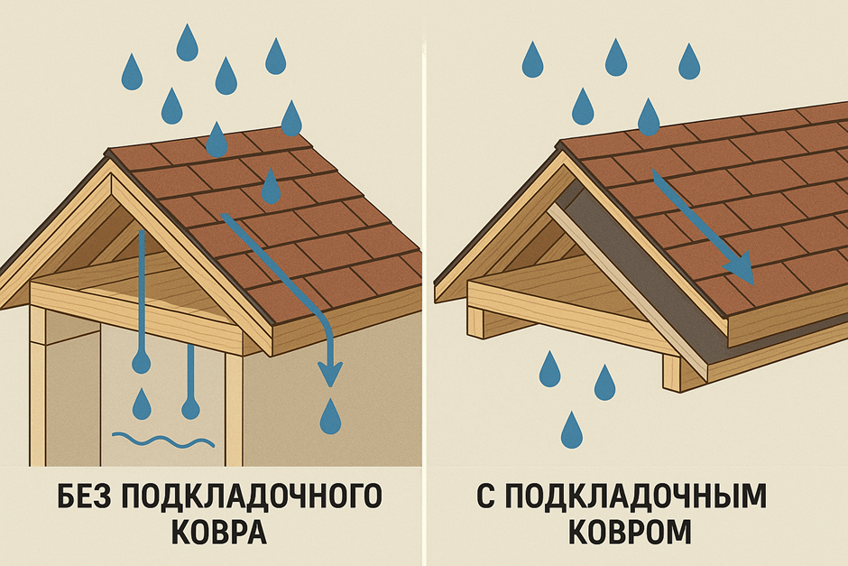 Назначение подкладочного ковра