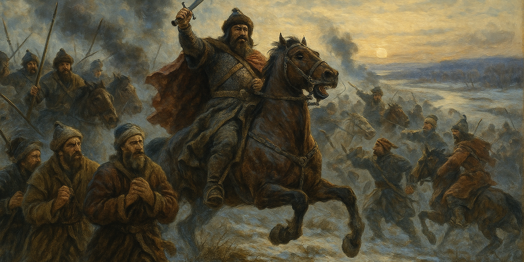 О встрече татарского мурзы и стрелецкого сотника — Бой при Прудках