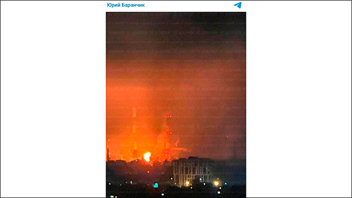    ТЭЦ-5 после ракетной атаки. Соцсети