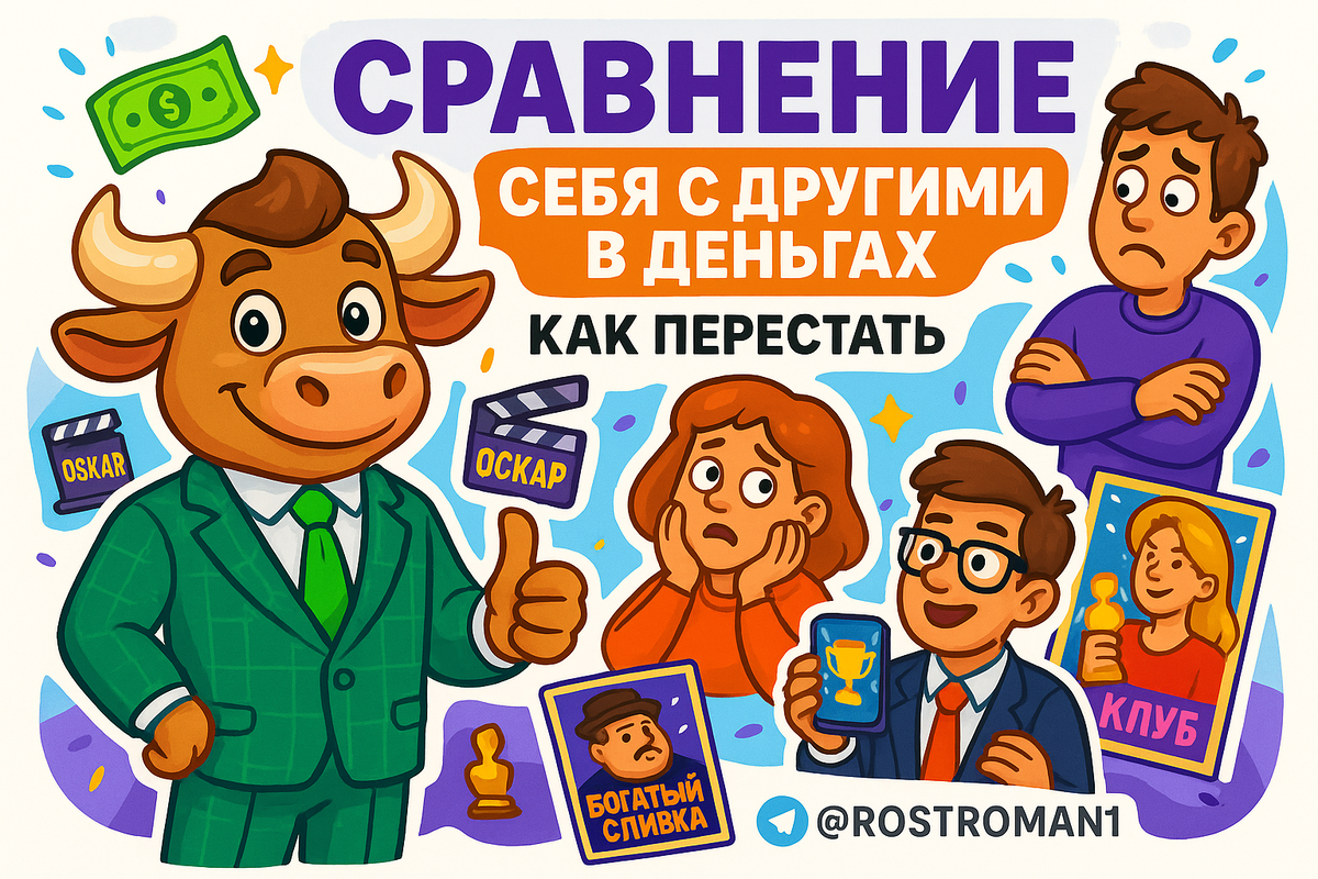    Сравнение себя с другими в деньгах: ловушка, которая крадет жизнь и как вырваться РоСТ | Роман о Системном Трейдинге