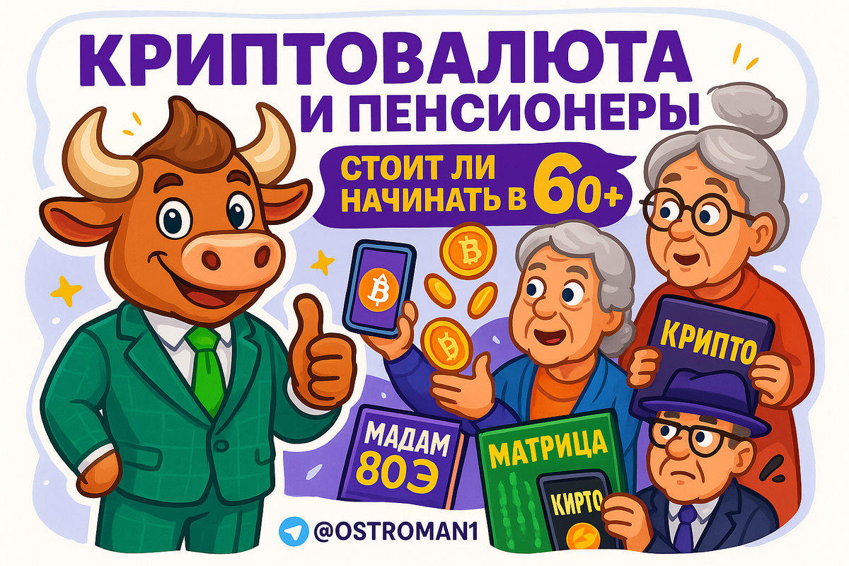    Криптовалюта для пенсионеров: 5 ловушек, которые могут лишить всех сбережений в 60+ РоСТ | Роман о Системном Трейдинге