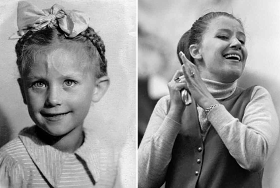 Елена Образцова в детстве и молодости