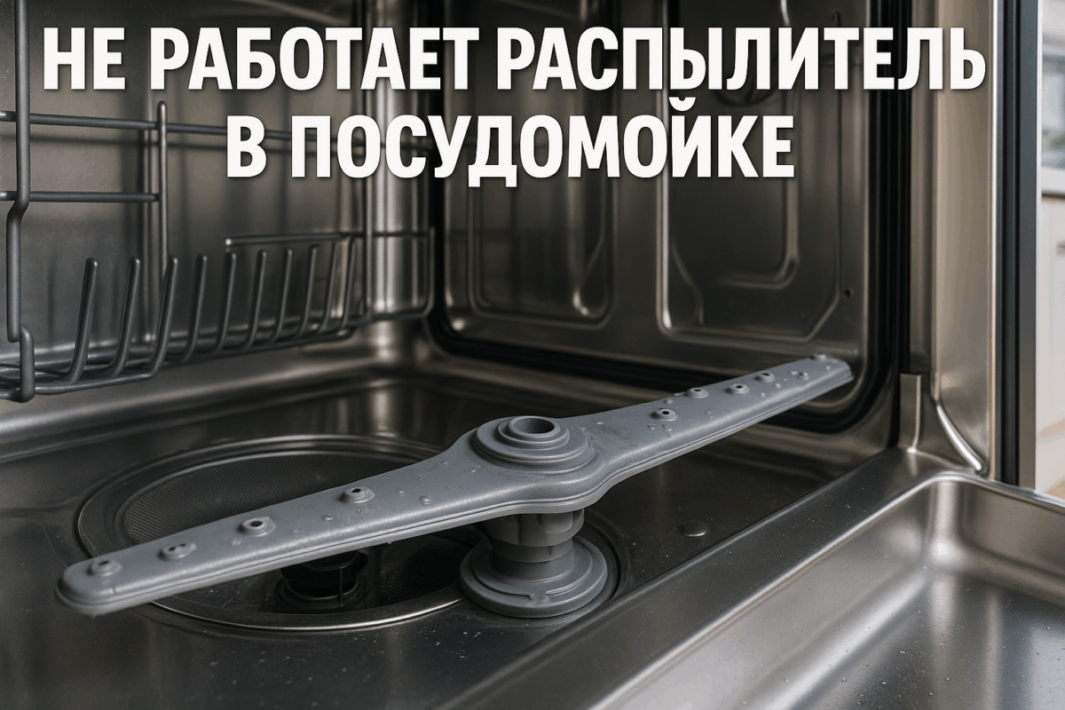   Не работает распылитель в посудомойке — чистка или замена Михаил Юрьевич