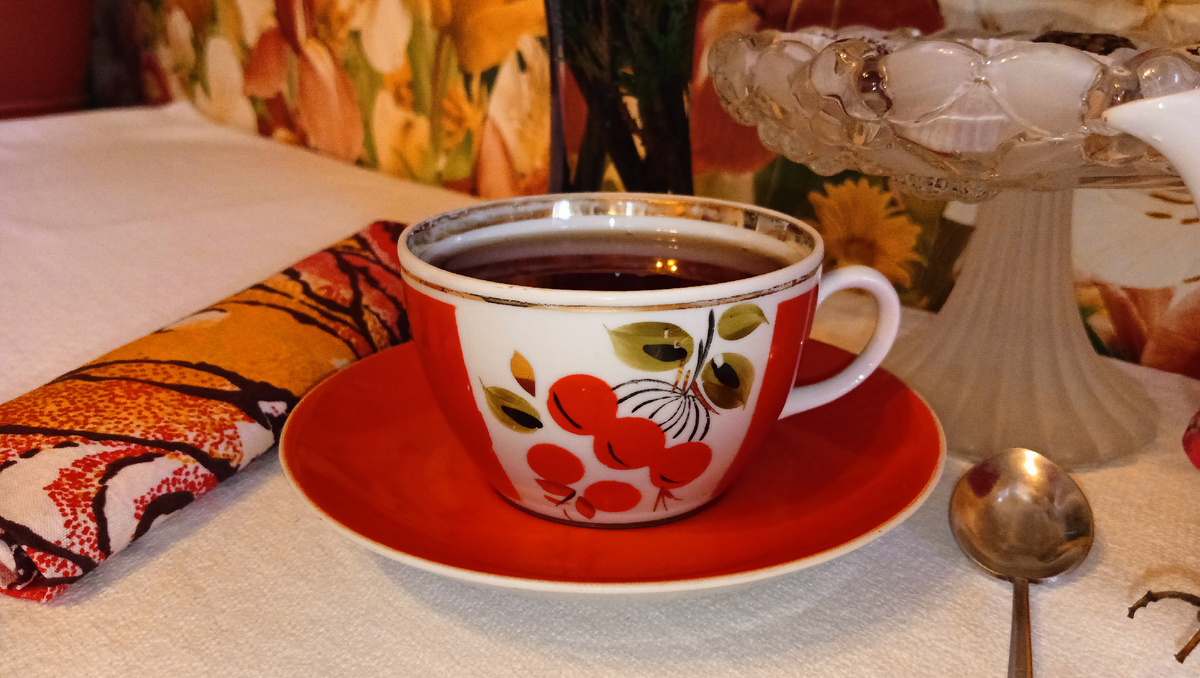 Винтажный секрет осенней гармонии. Фото автора 