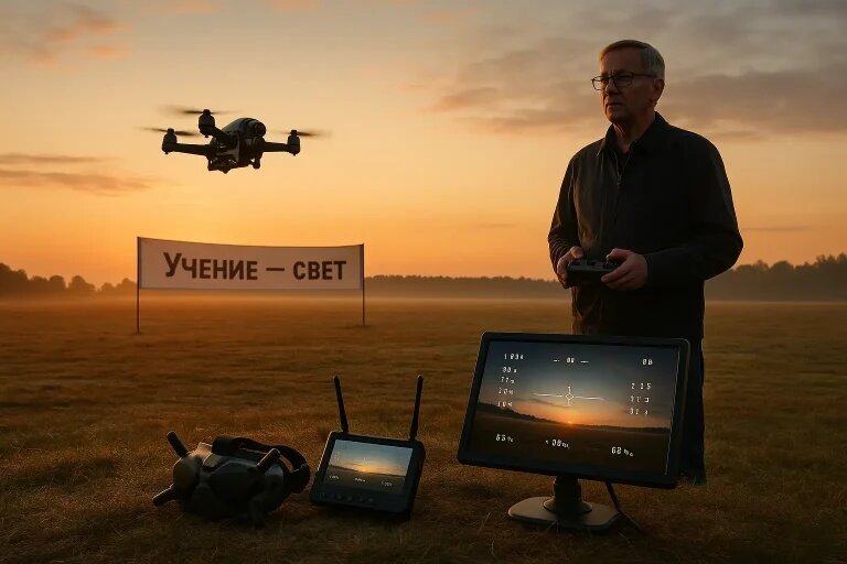    Как наставник ускоряет обучение новичка в FPV "Обученик"