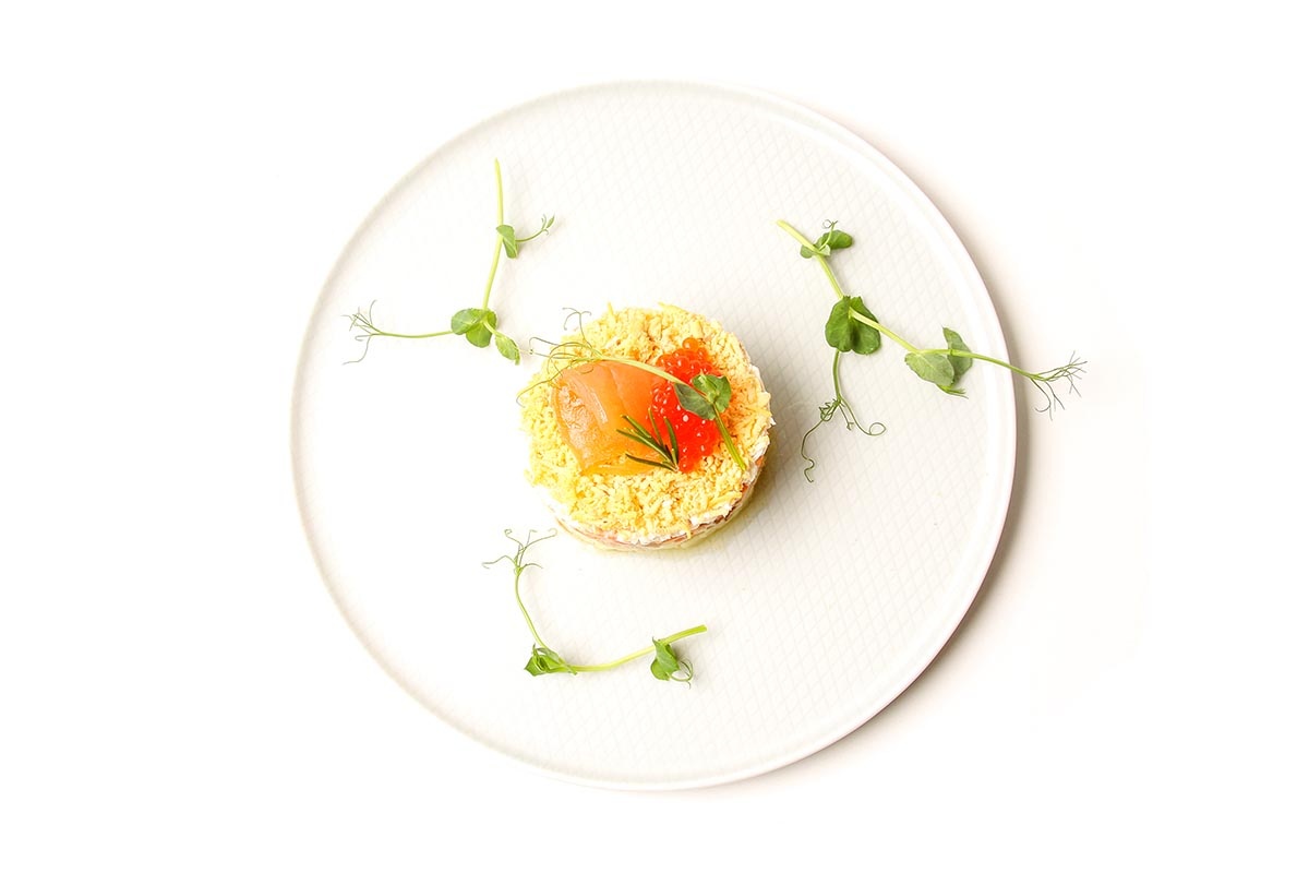 Nailya Yakubova / Shutterstock / FOTODOM📷Салат с красной рыбой «Изысканный»