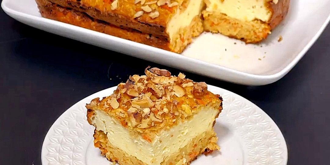 Вкусный творожный пирог с овсяным слоем - пошаговый рецепт со 100% результатом