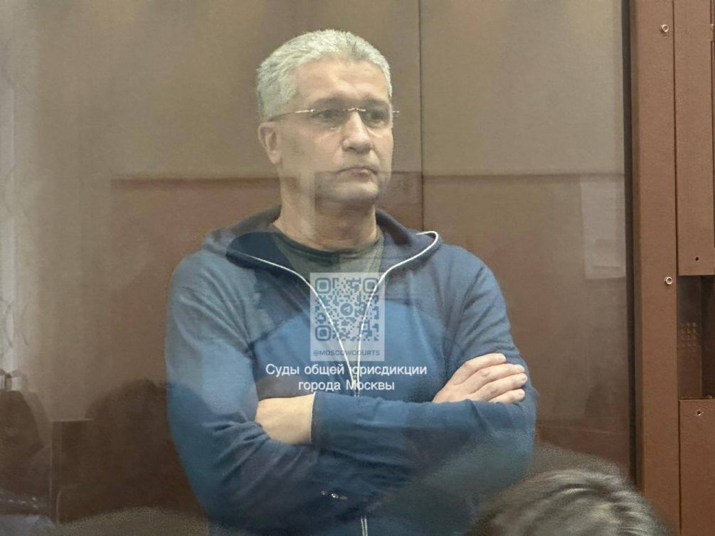   Тимур Иванов на скамье подсудимых. Фото: Суды общей юрисдикции Москвы