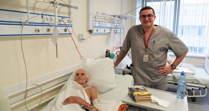 
Геннадий Александрович и врач-хирург Иван Владимиров\Источник: kraszdrav.ru